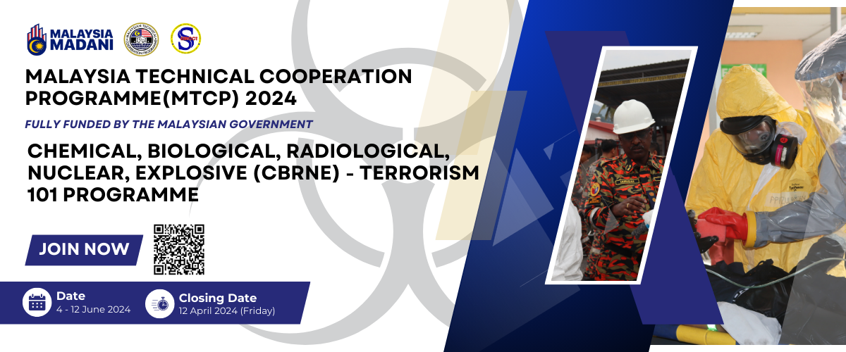 MTCP 2024: CHEMICAL BIOLOGICAL RADIOLOGICAL NUCLEAR EXPLOSIVE- TERRORISM 101 PROGRAMME