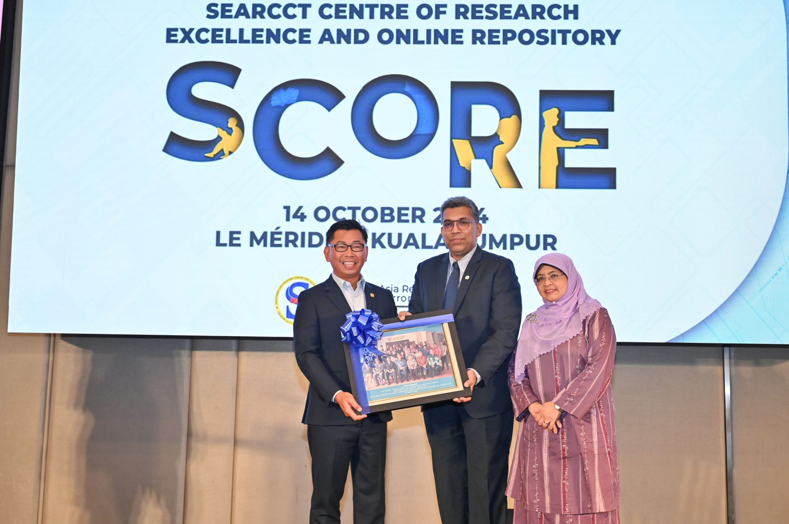 Launch of SEARCCT Centre of Research Excellence and Online Repository (SCORE)